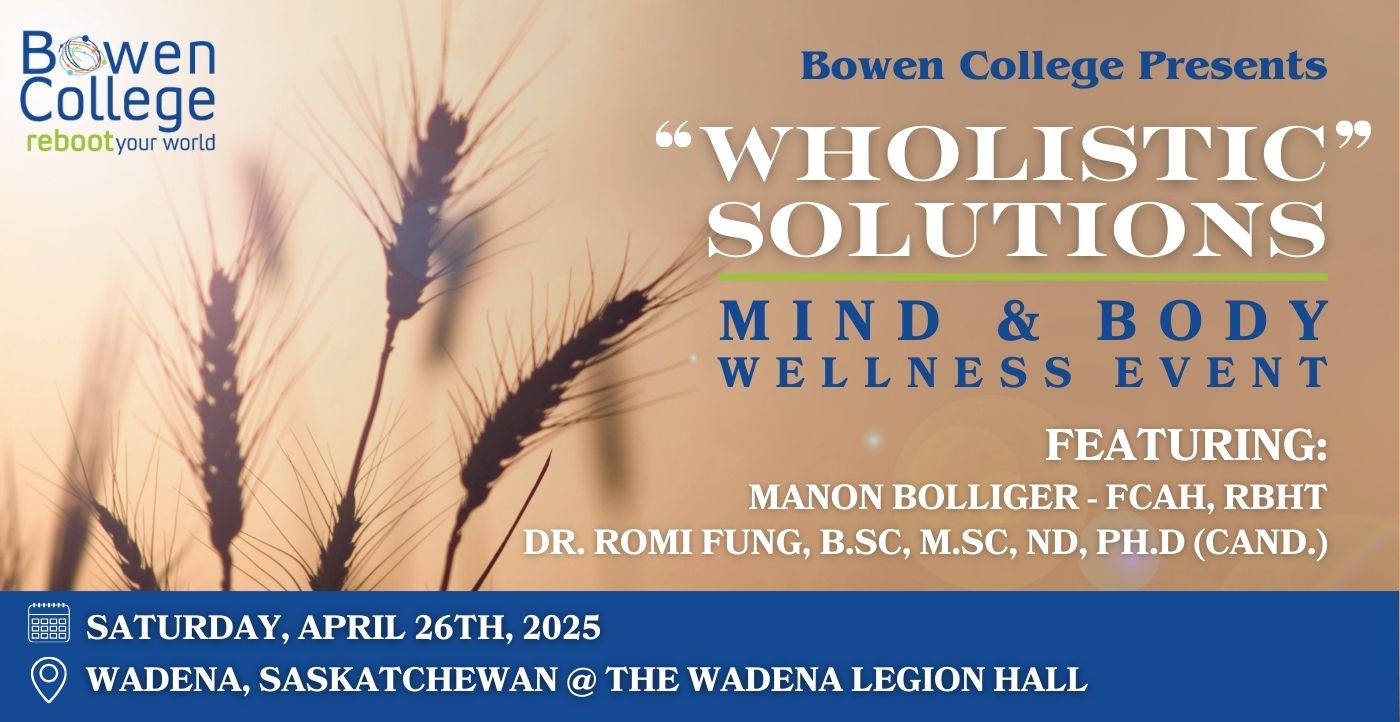 Wholistic Solutions Saturday, April 26th Wedena